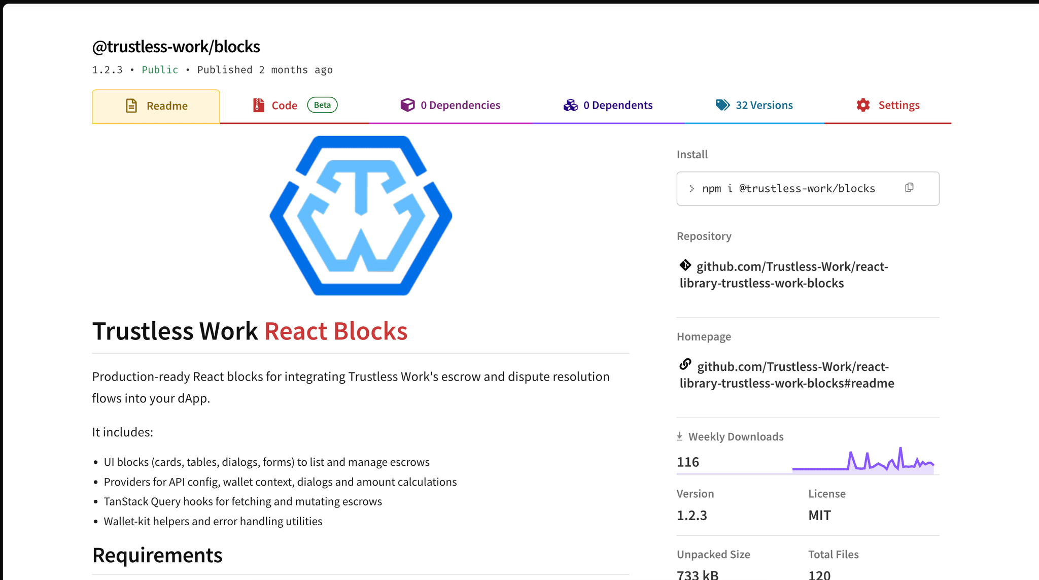 React SDK UI Blocks